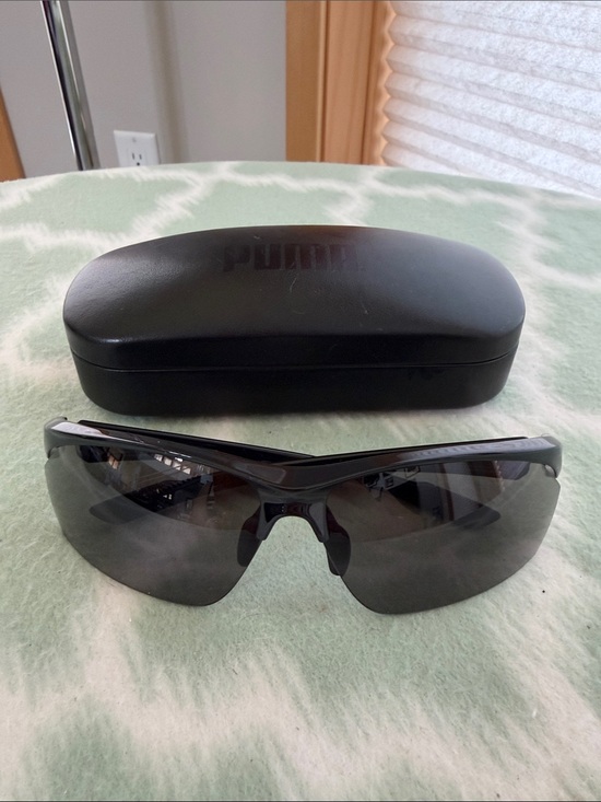 Puma Other - PUMA Black Sport Polarized Sunglasses with Matching Protective Case PE0041SCOS